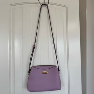 Nanette Lepore Lavender Halsey Triple Compartment Crossbody Bag